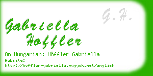 gabriella hoffler business card